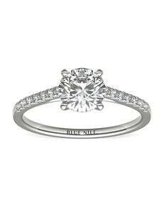 Blue Nile Round Cut Engagement Ring