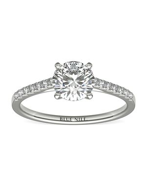Blue Nile Round Cut Engagement Ring