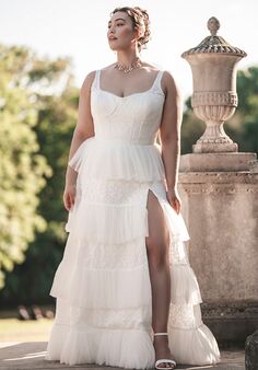 Bridgerton Wedding BR1004 A-Line Wedding Dress