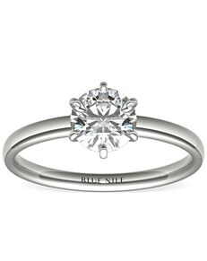 Blue Nile Round Cut Engagement Ring