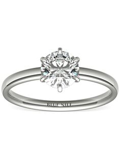 Blue Nile Round Cut Engagement Ring