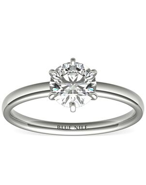 Blue Nile Round Cut Engagement Ring
