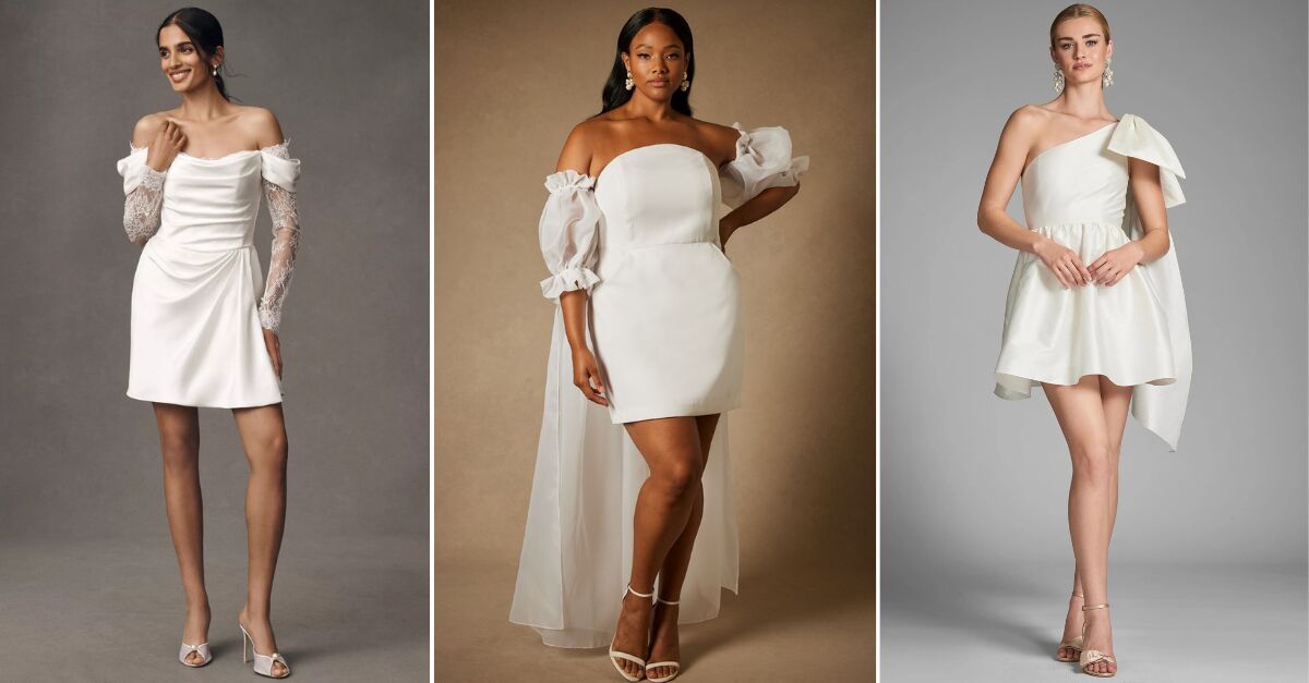 50 Best Short Wedding Dresses: Simple, Unique, Sleeves & More