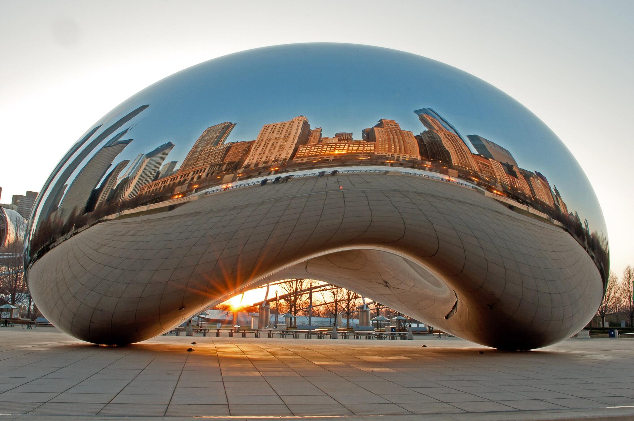 Picture of Cloud Gate and Millennium Park