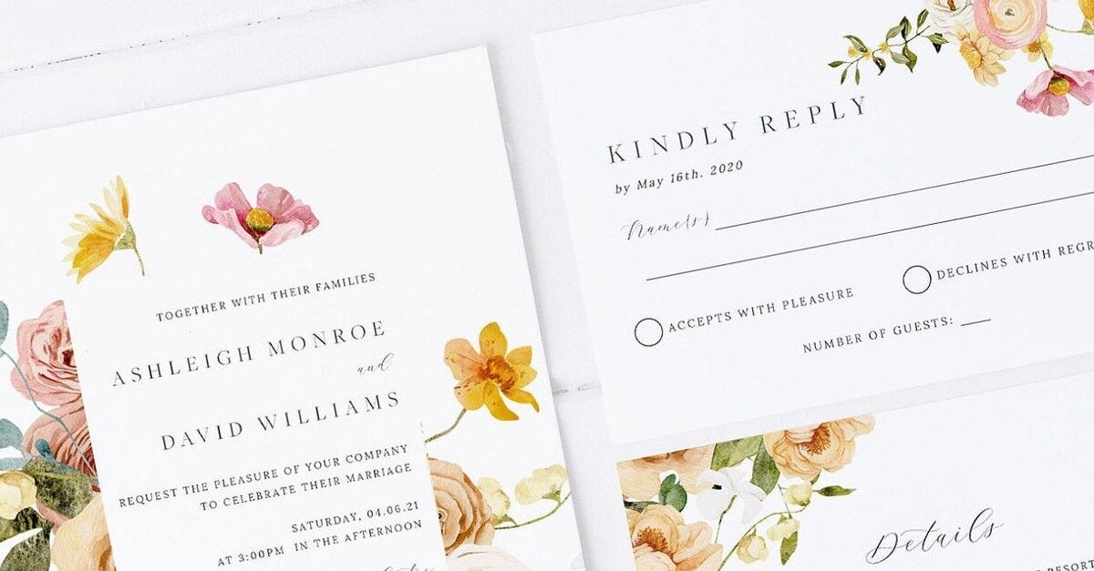 Daisy Wedding Invitations: DIY Ideas and Templates