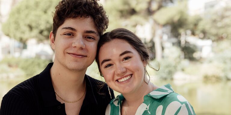 Natalie & Christopher Home Page Banner