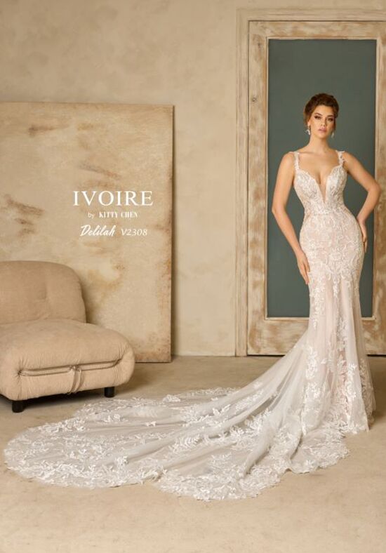 IVOIRE by KITTY CHEN DELILAH, V2308 Fit-and-Flare Wedding Dress - 1