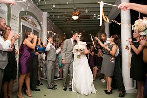 Sam and Nick’s Fun Bubble Reception Exit