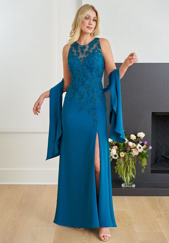 Jade Couture Mother of the Bride by Jasmine K258057 Blue Mother Of The Bride Dress - 1