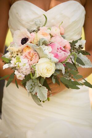 Blush Chiffon Vera Wang Bridesmaids Dresses
