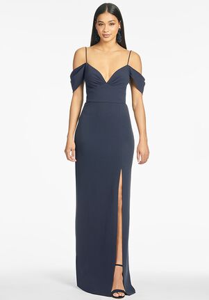 Sachin & Babi Brittany Gown - Navy Sweetheart Bridesmaid Dress