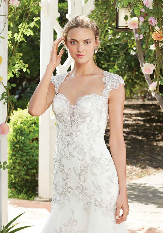 Casablanca Bridal Style 2277 Hibiscus Mermaid Wedding Dress - 4