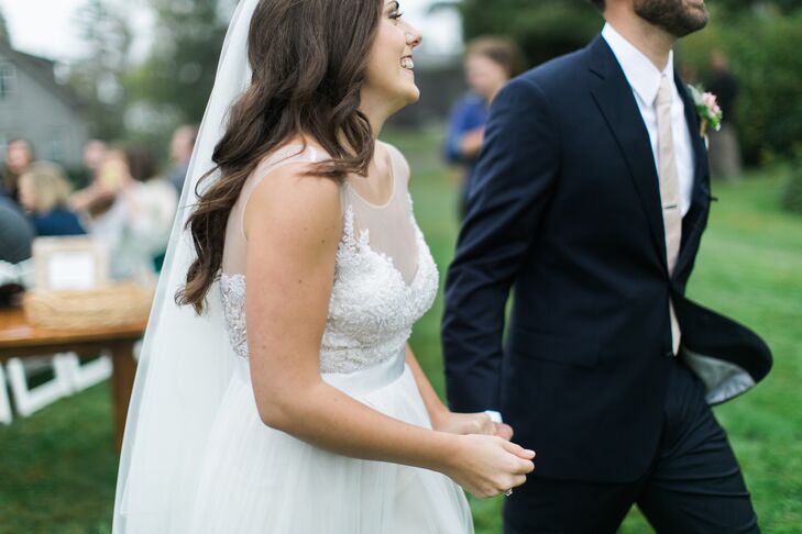 Jenn and Ethan recessed down the aisle to "You Are The Best Thing" by Ray LaMontagne.