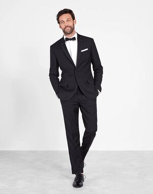The Black Tux Grosgrain Bound Tuxedo Black Tuxedo