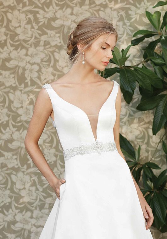 Casablanca Bridal Style 2285 Viola A-Line Wedding Dress - 3