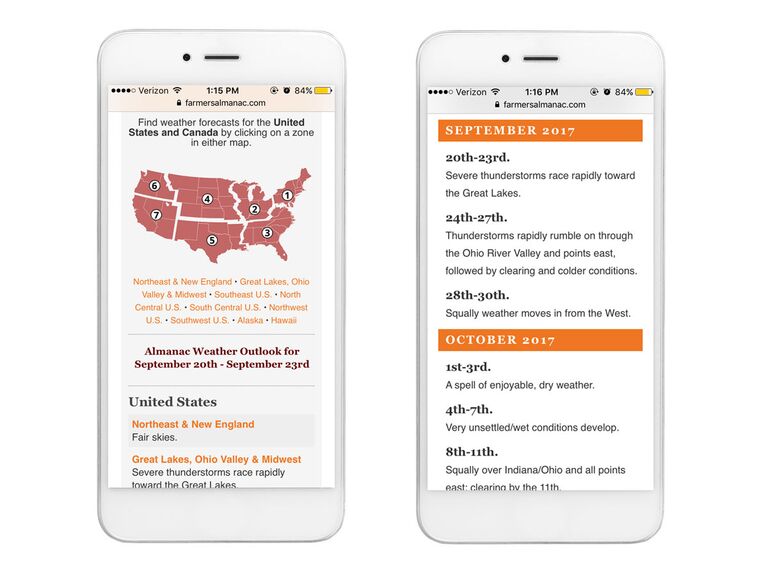 farmer's almanac