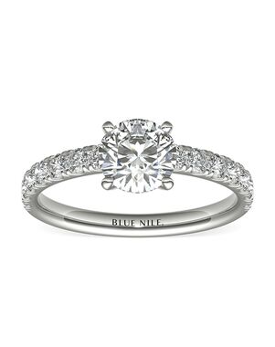 Blue Nile Round Cut Engagement Ring