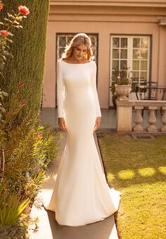 Moonlight Collection J6791 Mermaid and Trumpet Wedding Dress