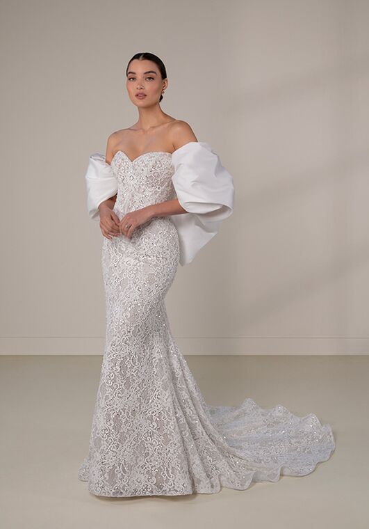 Martina Liana Luxe LE1445 Column Wedding Dress - 4