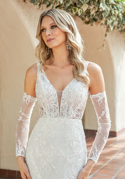 Jasmine Couture CLAUDIA Mermaid and Trumpet Wedding Dress - 3