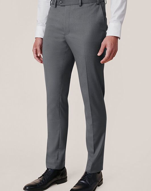 Birdy Grey Suits Taylor Suit Pants in Charcoal Grey Tuxedo - 6