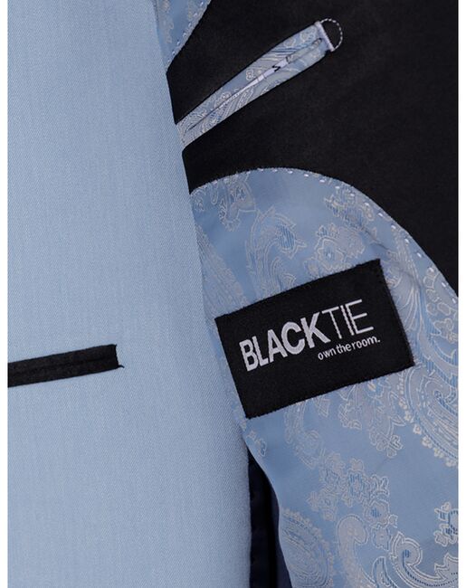 BLACKTIE "London" Kids Powder Bue Tuxedo (5-Piece Set) Flower Girl Dress and Ring Bearer Outfit - 7