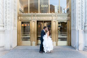 Glamorous Bride and Groom at The Ambassador