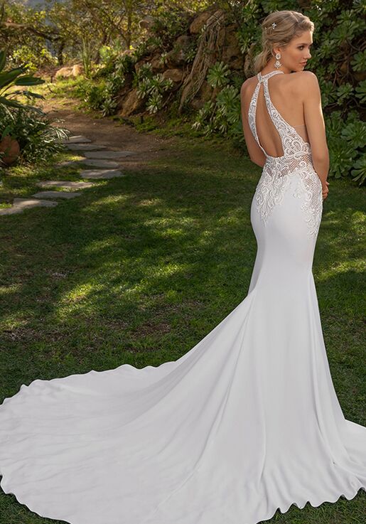 Beloved by Casablanca Bridal BL302 Veronica Sheath Wedding Dress - 3