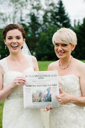 Same-Sex Backyard Wedding