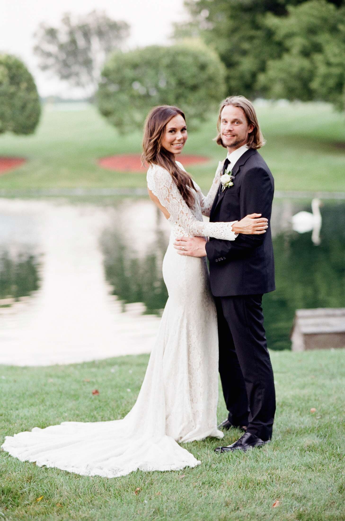 Berta Bridal Lace Mermaid-Style Gown