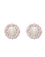Kay Jewelers Freshwater Cultured Pearl Earrings 10K Rose Gold Wedding Earrings photo - thumbnail - 1