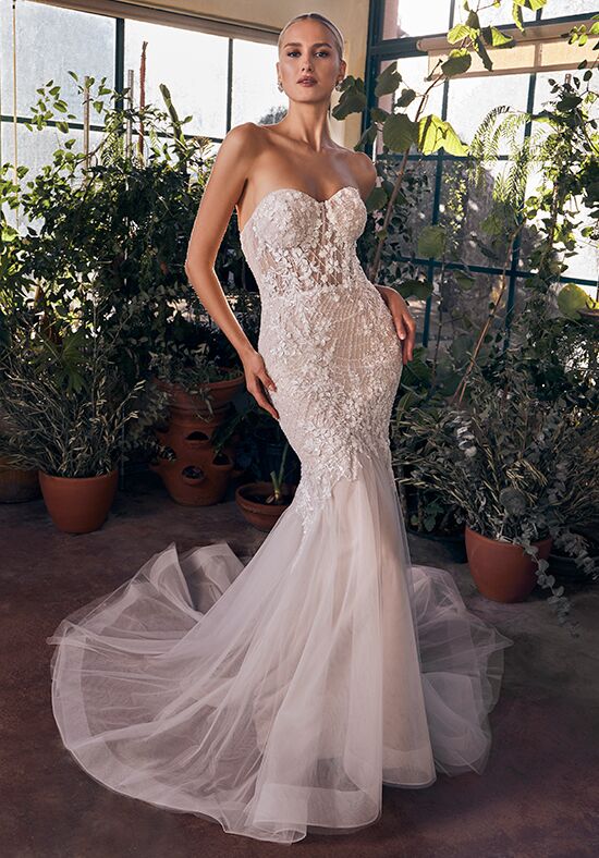 Casablanca Bridal Style 2523 Evelise Fit-and-Flare Wedding Dress - 1