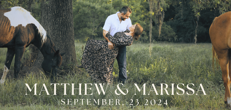 Marissa & Matthew Home Page Banner