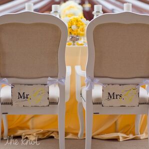 Rustic Chair Signs