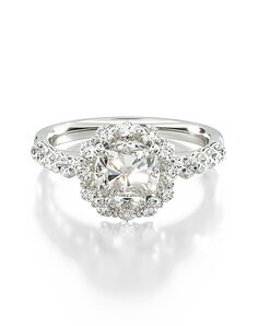 James Allen Cushion Cut Engagement Ring