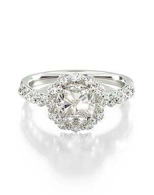 James Allen Cushion Cut Engagement Ring