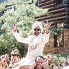 This Wedding Brought Bursts of Color and Lush Greenery to the Ritz-Carlton Bachelor Gulch in Colorado