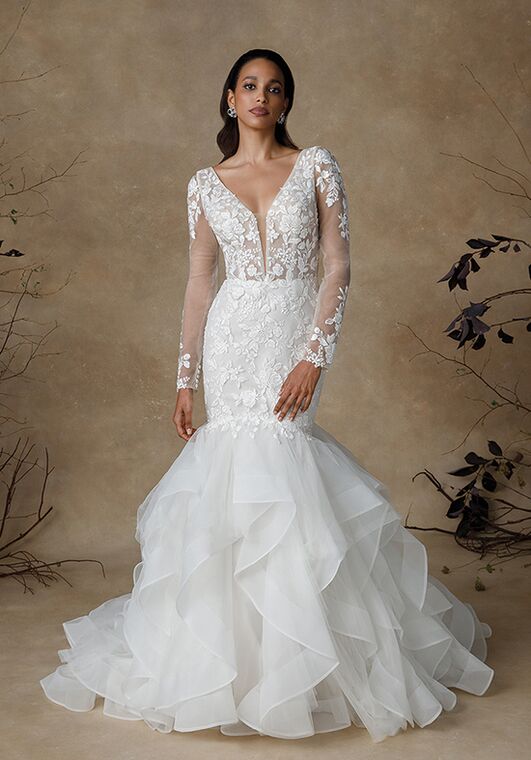 Justin Alexander Gracelyn A-Line Wedding Dress - 7