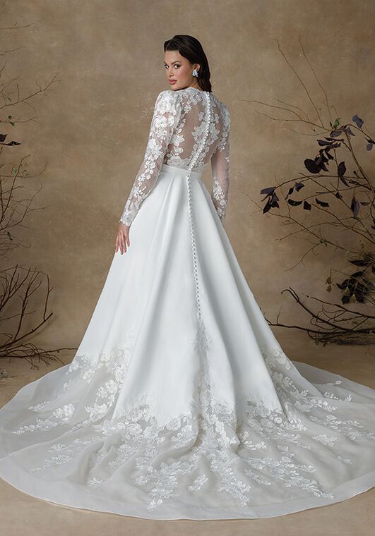 Justin Alexander Gianna A-Line Wedding Dress - 3