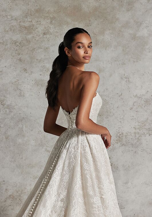 Justin Alexander Signature Yakira Ball Gown Wedding Dress - 3