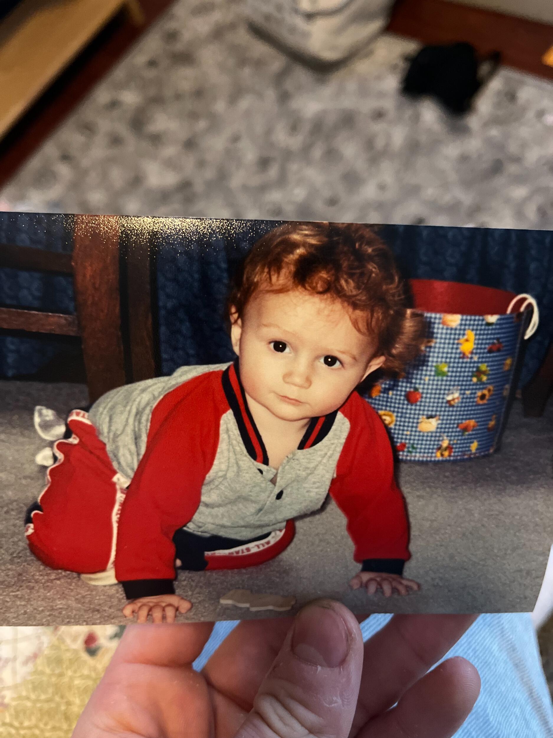 Nick as baby/ Nick de bebé 