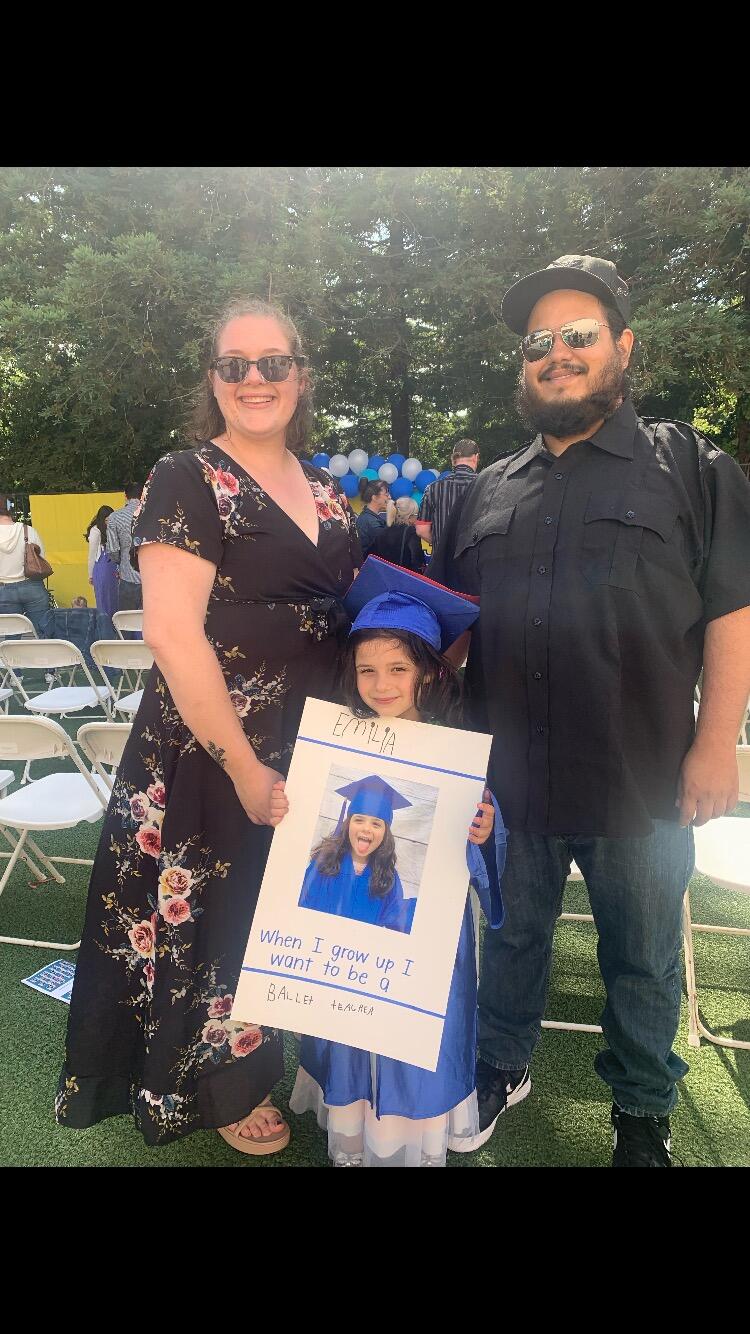 Celebrating all of Emilia’s graduations!