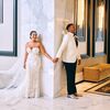 The Helipad Atop Post Oak Hotel at Uptown Made for Epic Portraits at This Houston Wedding