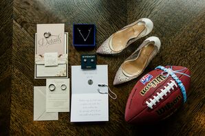 Glam Invitation Suite with Luxury Wedding Accessories