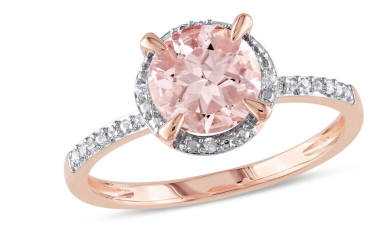 morganite engagement ring