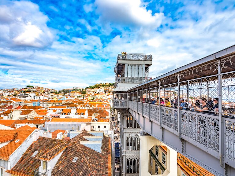 Santa Justa Elevator,  Lisbon, Portugal