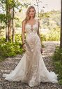Lillian West 66351 Fit-and-Flare Wedding Dress - thumbnail - 1