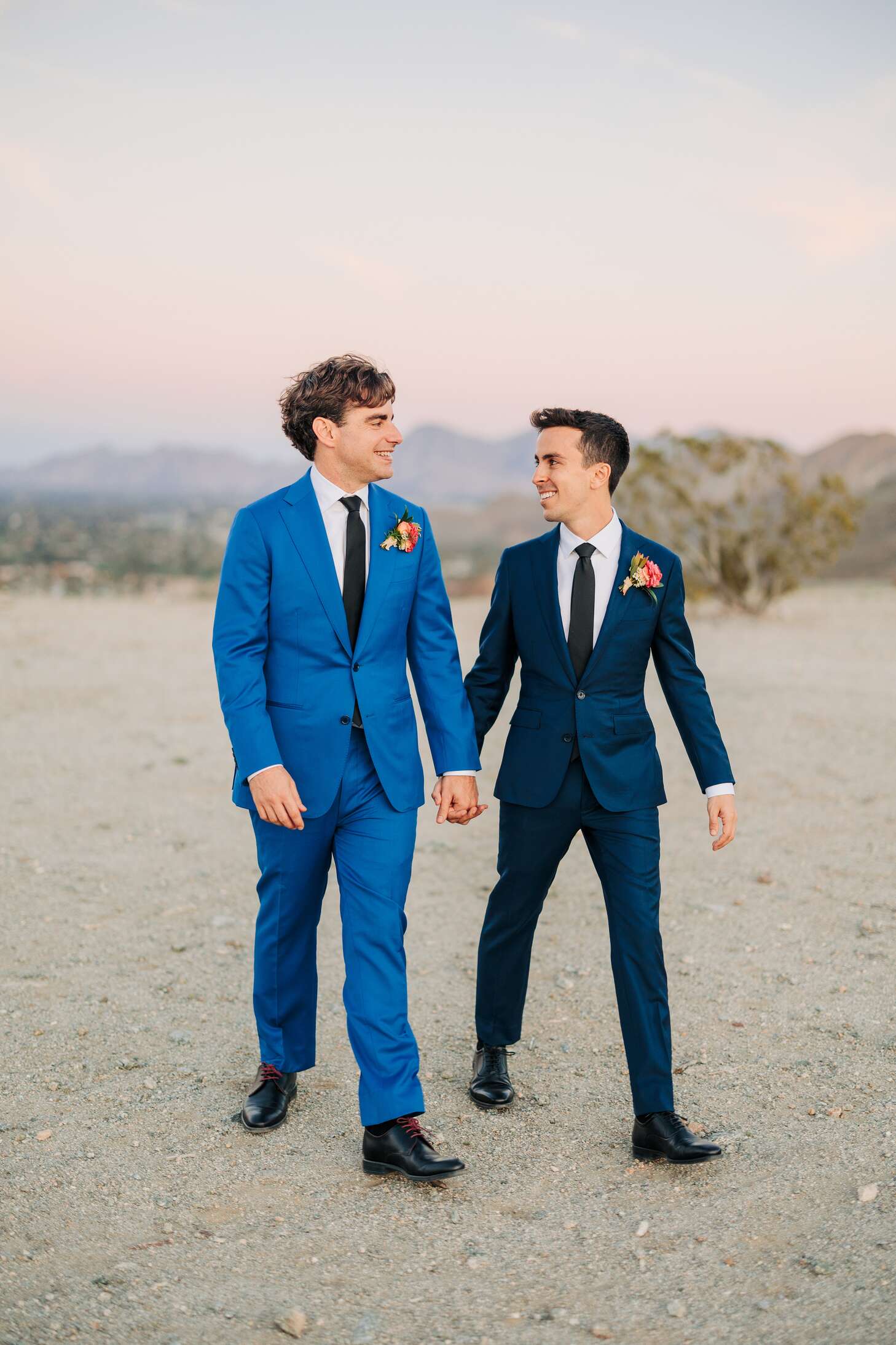 Bright blue suit sales