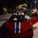 Before bidding their good-byes, the couple climbed inside a Ferrari 458 Speciale in red. "Another nod to Jarrett's love of speed," Sarah says. And off they drove into their new life together.