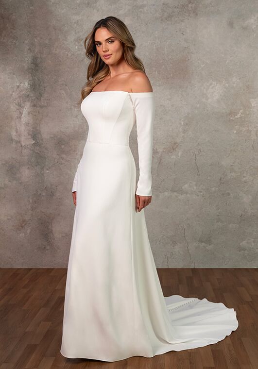 Essense of Australia D4470 Column Wedding Dress - 5
